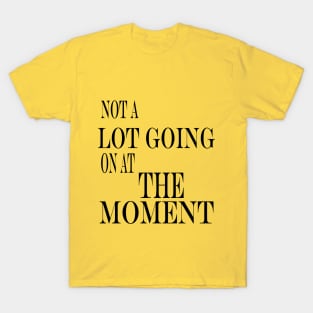 not a lot going on at the moment T-Shirt